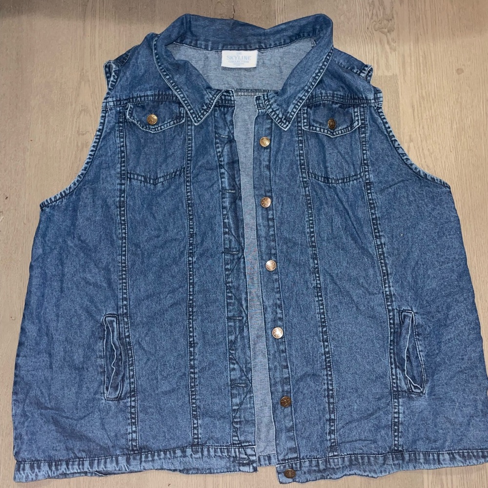 Denim vest